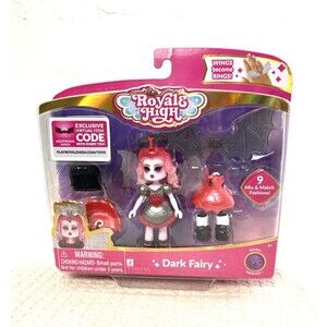Royale High Dark Fairy 3" Mini Doll & Accessories 2024 Pink 9 Mix Match Fashions